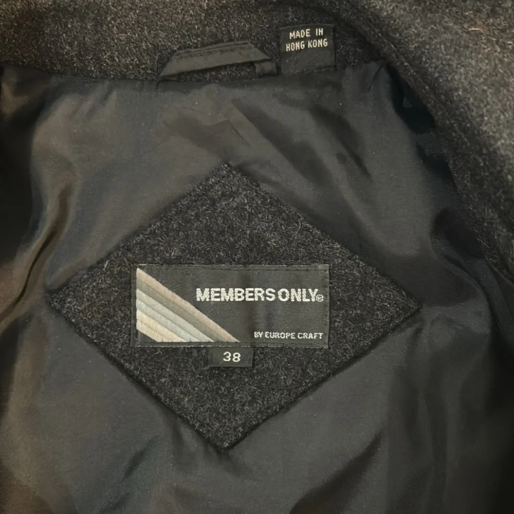 Charcoal Gray Members Only Jacket - Picture 2 of 5